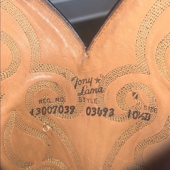 Tony Lama Boots 10.5 - Picture 2 of 3